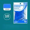 L-Shaped Interdental Brushes 10 Pack Portable Dental Cleaning Soft Bristles for Teeth Gaps Oral Care