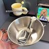 Пищевая миска миска для супа с двойными ручками миска из нержавеющей стали миска с двойными ручками миска для прикорма детская миска детская миска ручка против падения миска для риса