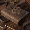 Винтажный журнал, кожаный дневник, записная книжка, уникальный дорожный дневник с тиснением ручной работы (Тисненый дорожный дневник)