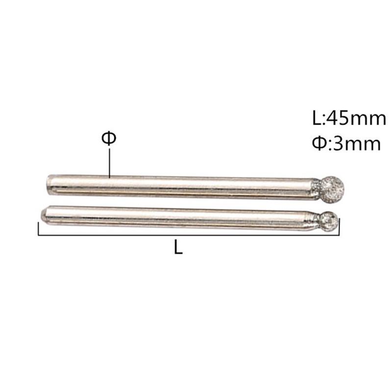 Набор алмазных шлифовальных и резьбовых режущих фрез для вращающегося инструмента Dremel, каменного стекла