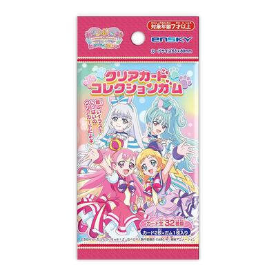 Коллекция карточек Wandaful Clear, 16 штук в упаковке, КОРОБКА PreCure! (конфетная игрушка)