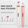 Мини-USB электрическая шлифовальная машина для ногтей, дрель 5 в 1, машина для полировки ногтей, пилочка для ногтей с подсветкой, портативная мини-электрическая маникюрная дрель