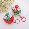 Anti Stress Finger Keyboard Games Keychain Fidget Decompression Couple Keychain  Christmas Gifts