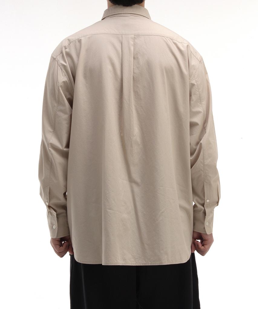YOUNEEDGARMENTS Свободная рубашка на пуговицах из тенсела (бежевый)
