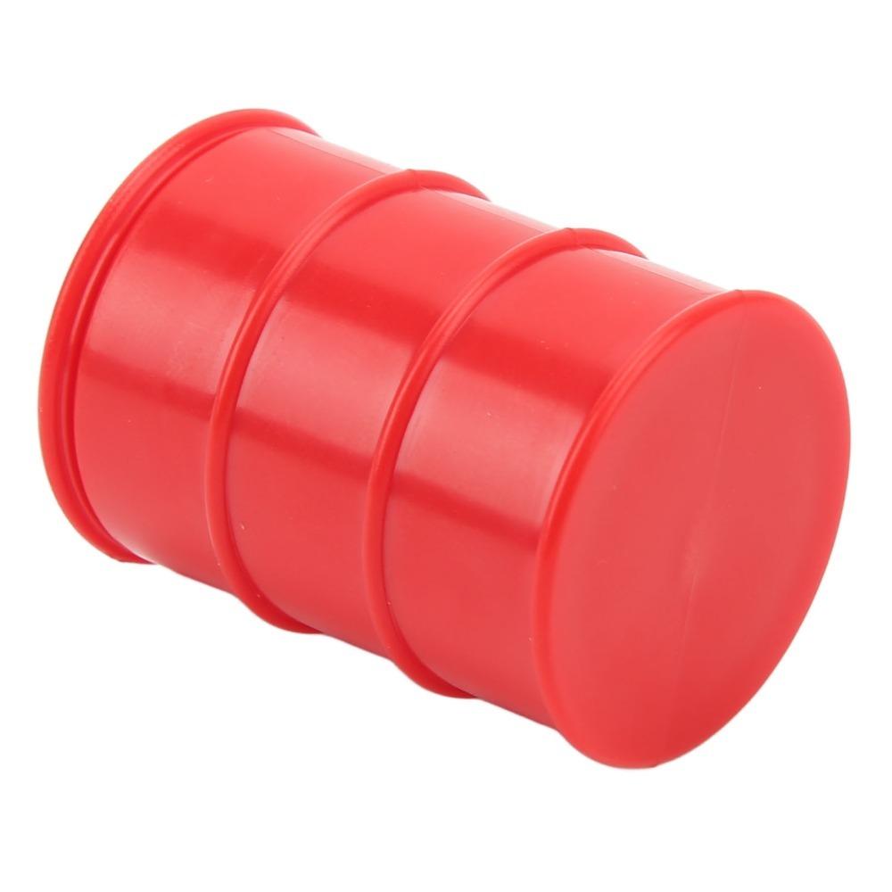 2Pcs Lightweight Mini Oil Drum 1/24 Scale Decorative Oil Drum for SCX24 RC Car For Crawler Car