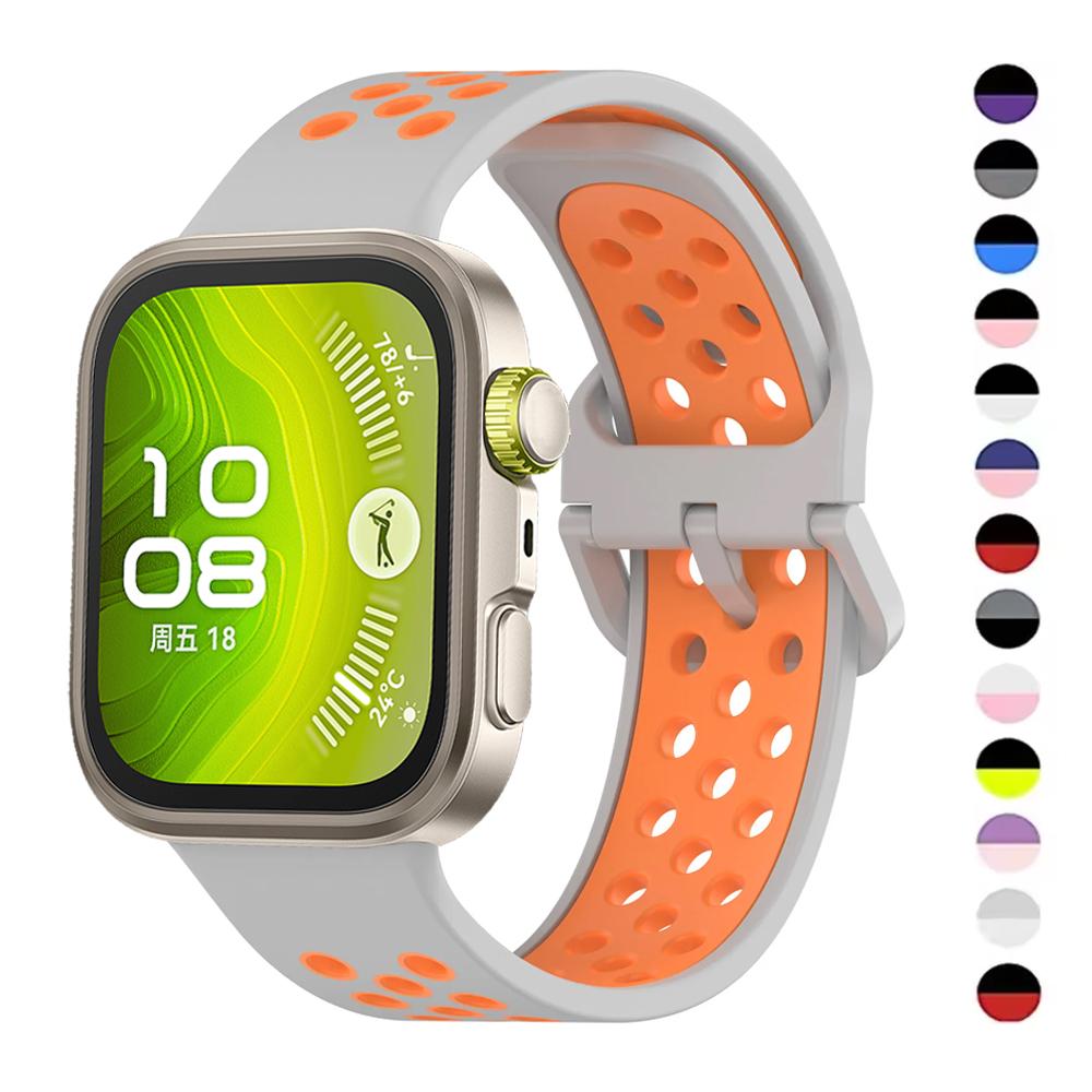 Ремешки для Huawei Watch Fit 4 Pro Ремешок fit 3 Спортивный дышащий Силиконовый Запасной ремень Correa Браслет Huawei Watch fit 4 Ремешок
