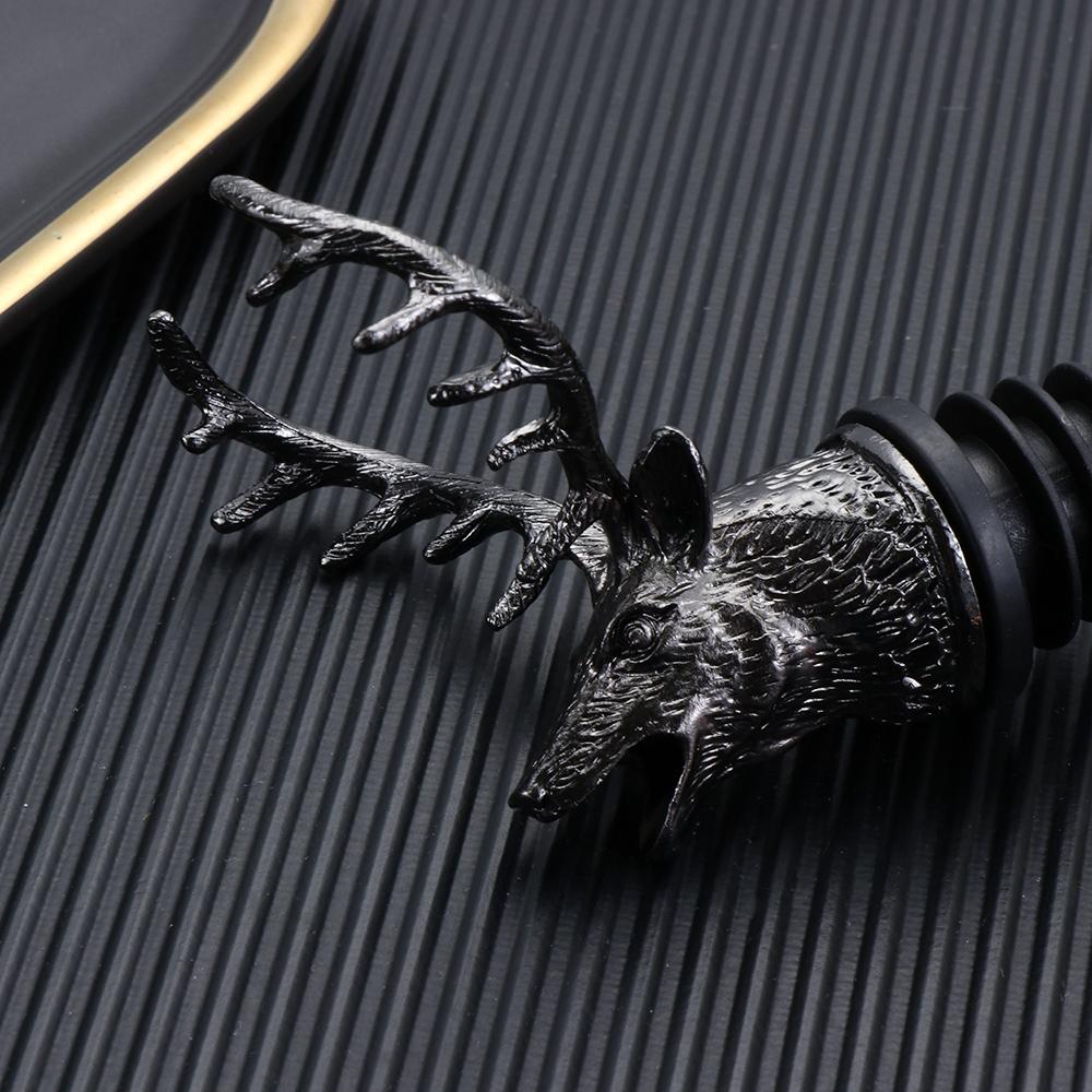 Unique Stag Kitchen Accessories Christmas Ornament Wine Aerators Bottle Stoppers Wine Pourer