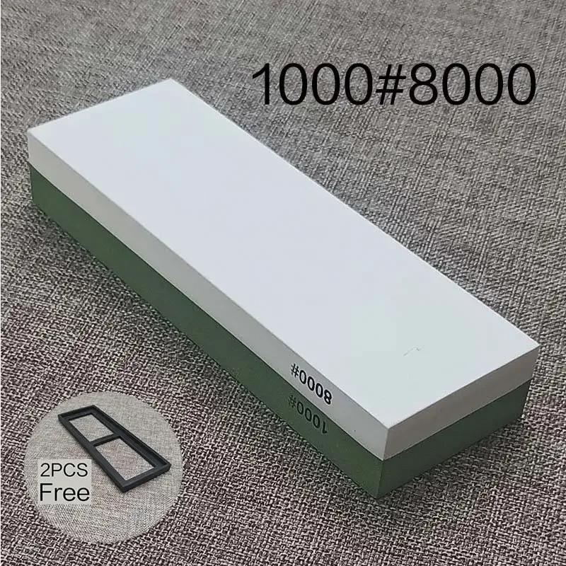 Точильный камень Точильные камни Профессиональная точилка для ножей Шлифовальный камень Водный камень Кухонный инструмент 1000 3000 6000 грит Двусторонний