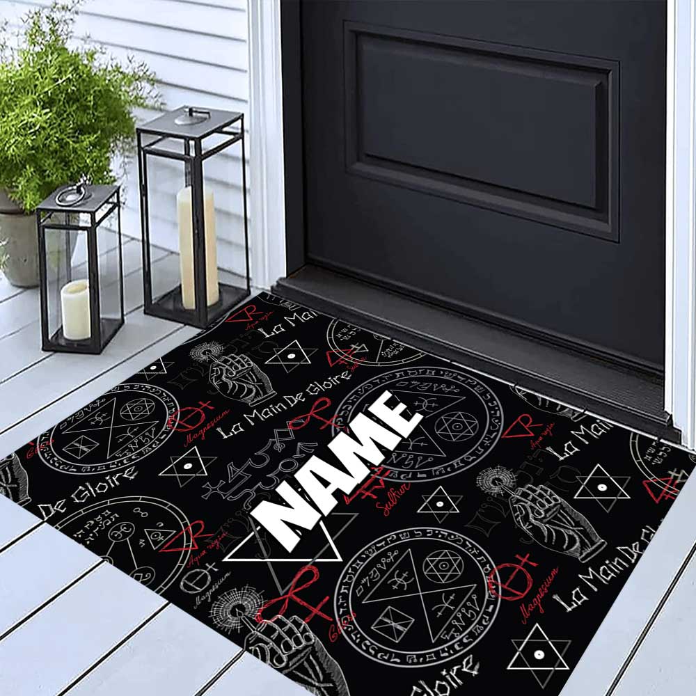 Warner (39) Customize your name rug, office chair cushion, home bedroom living room gift.