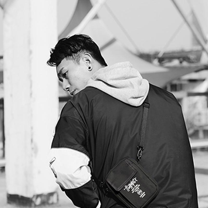 Мужская сумка-слинг, мини-сумка через плечо, модный кошелек для телефона, нагрудные сумки на плечо для мальчиков, холст-мессенджер