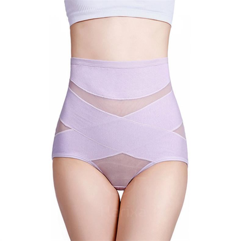 Flarixa Нижнее белье с высокой талией для контроля живота, женские послеродовые трусы, трусы из чистого хлопка, поднимающие бедра, женское нижнее белье