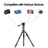 Штатив для камеры, профессиональный алюминиевый прочный штатив для беззеркальной камеры, цифрового зеркального фотоаппарата, видеокамеры сотового телефона с дорожной сумкой