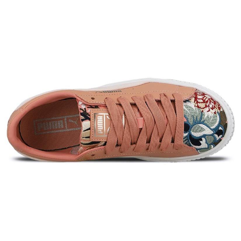 (WMNS) PUMA Platform Hyper Embroidered Lace Up Women's 366123-02
