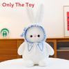 Cartoon Rabbit Stuffed Toy With Short Plush Material For Children And Teens