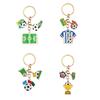 Football Peripheral Keychain, Football Jersey Keychain with Enamel Color, Lightweight Portable Sports Fan Accessory