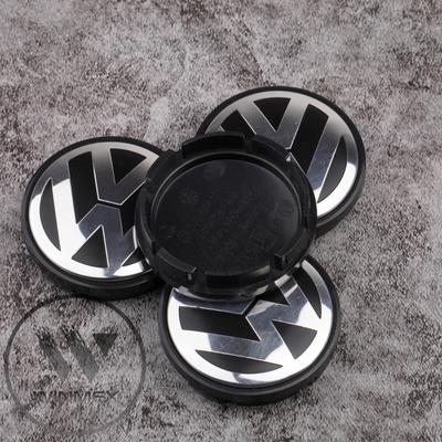 (VW 56мм) Центральные колпачки на диски VW Подходят для большинства оригинальных дисков VW