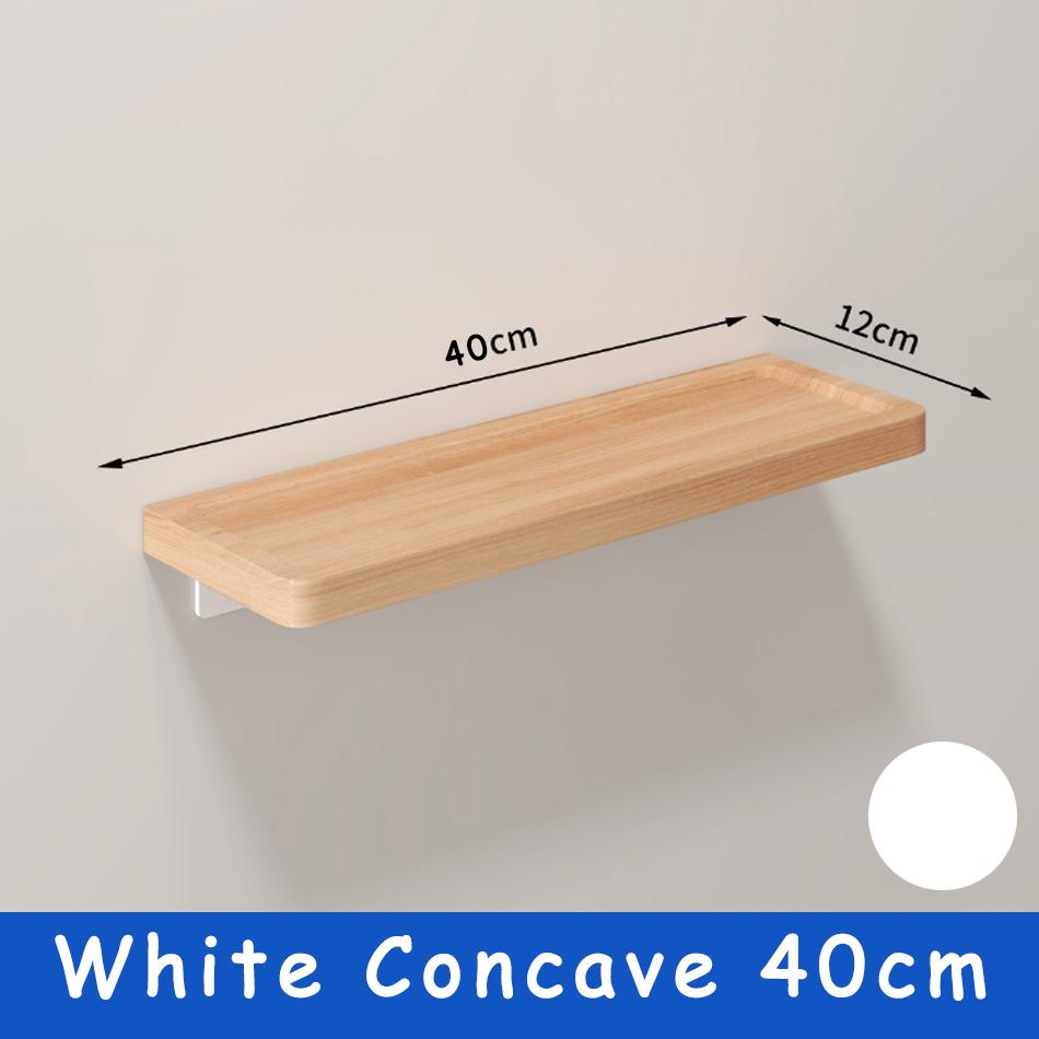 Деревянная полка для ванной комнаты, золотая настенная прямоугольная кухонная алюминиевая полка для ванной комнаты, держатель для душа, шампуня, мыла, черная, белая
