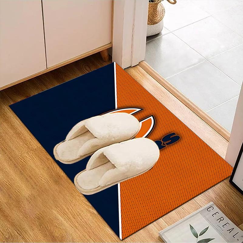 Chicago Bears Logo Rug Game Carpet, Floor Mat for Bedroom Living Room Entryway Rug, Home Decor Idea Gift for Christmas birthday