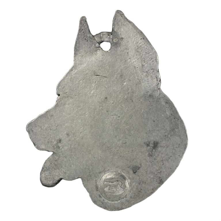 Berger de Beauce, Beauceron, Beauce Sheep Dog - Dog necklace in gift box, silver-plated locket for dog fan, striking pendant by Art-Dog brand