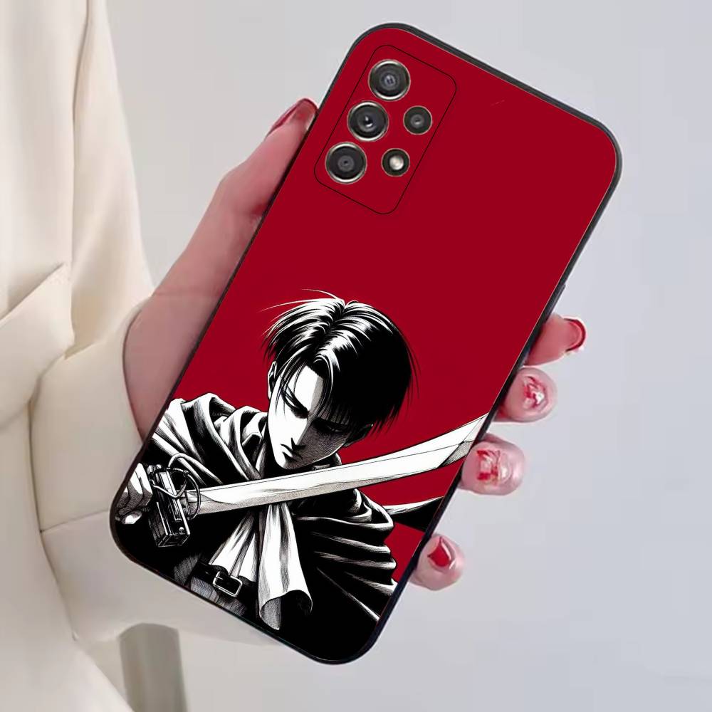 Чехол для телефона Аниме L-Levi A-Ackerman Для Samsung S25,S24,S21,S22,S23,S30,Ultra,S20,Plus,Fe, Мягкий Силиконовый Черный Чехол