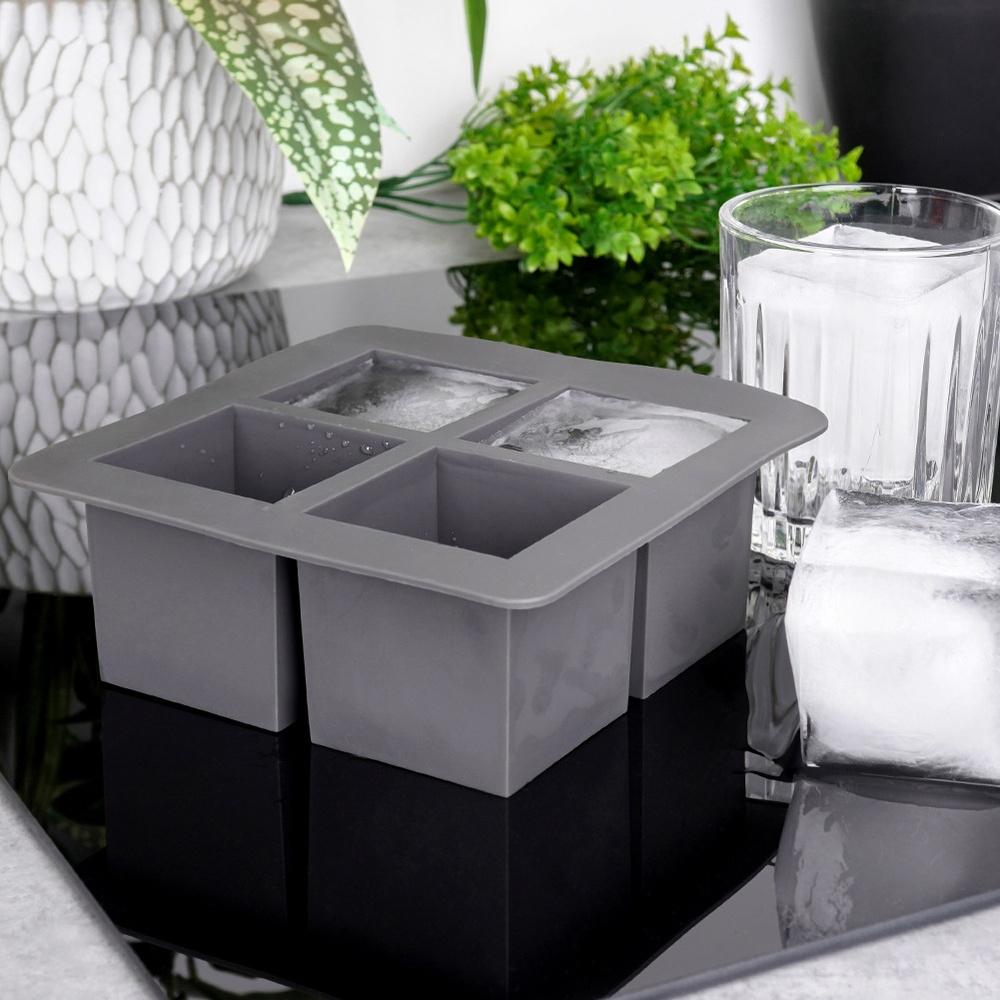 Silicone ice cube mold XXL 15.5x15.5x6 cm 3 pcs.