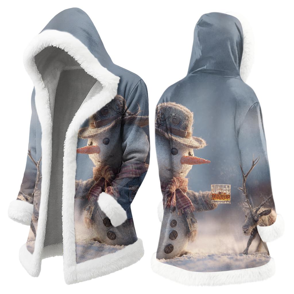 Мужская повседневная куртка с рождественским принтом