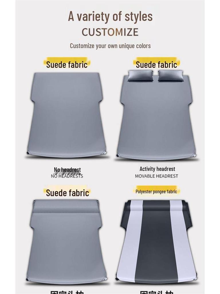 Cadillac XT5 SUV Inflatable Rear Seat Mattress for Trunk Sleeping and Camping