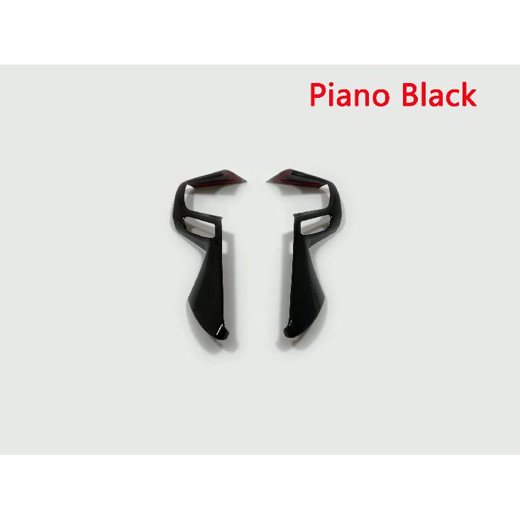 Car Stick Styling Cover ABS Plastic For Toyota Alphard Vellfire 2016 2017 2018   Steering Wheel Interior Kit Trim Frame