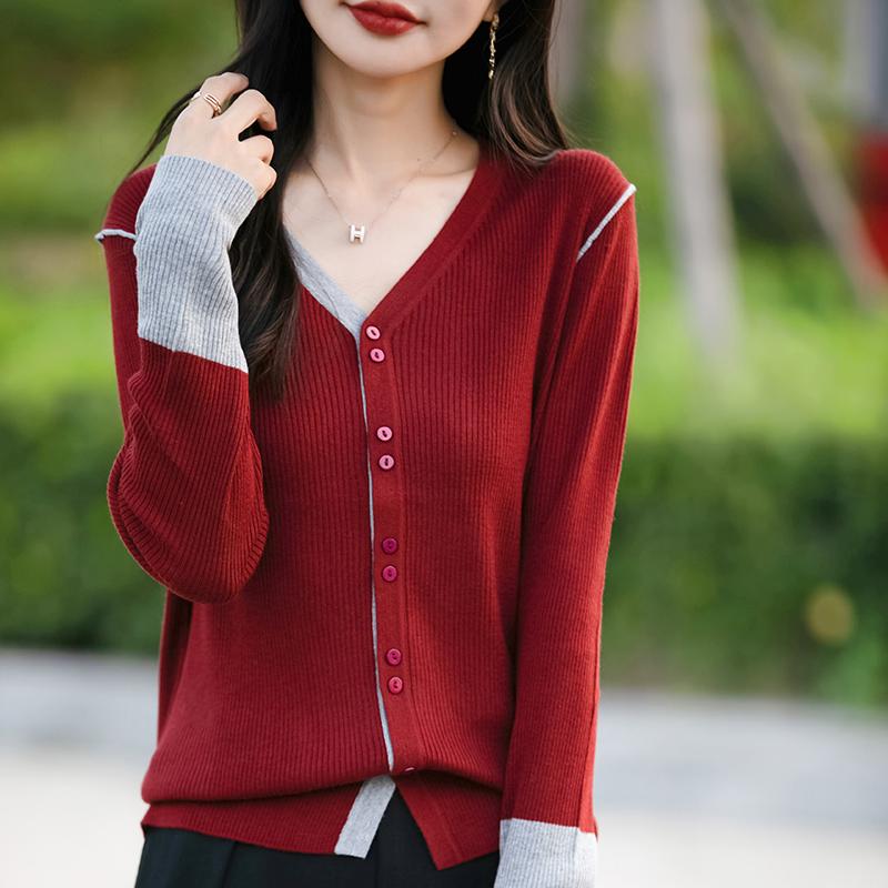 Женский легкий кардиган из 50% шерсти и 50% шелка Mulberry — универсальный трикотаж на все 4 сезона для комфорта и стиля в любое время года