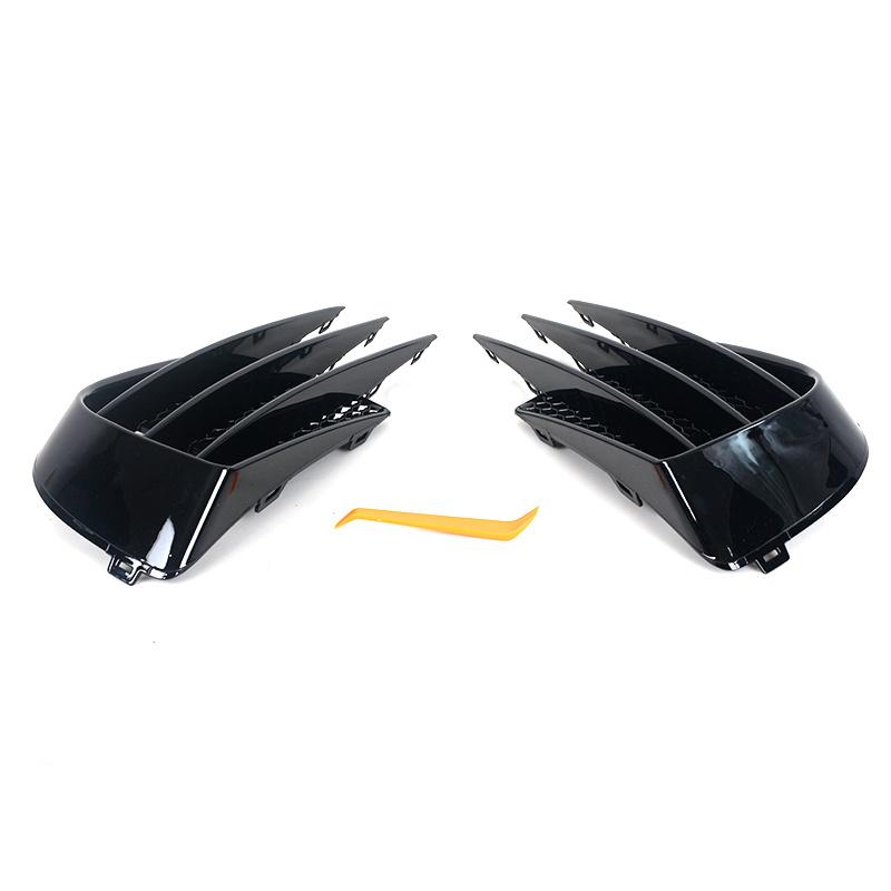 For VW Volkswagen Golf 6 MK6 VI GTI R R20 ABS Fog Lamps Shade Car Front Fog Light Hoods Eyebrow Eye Wind Knife Cover Trim