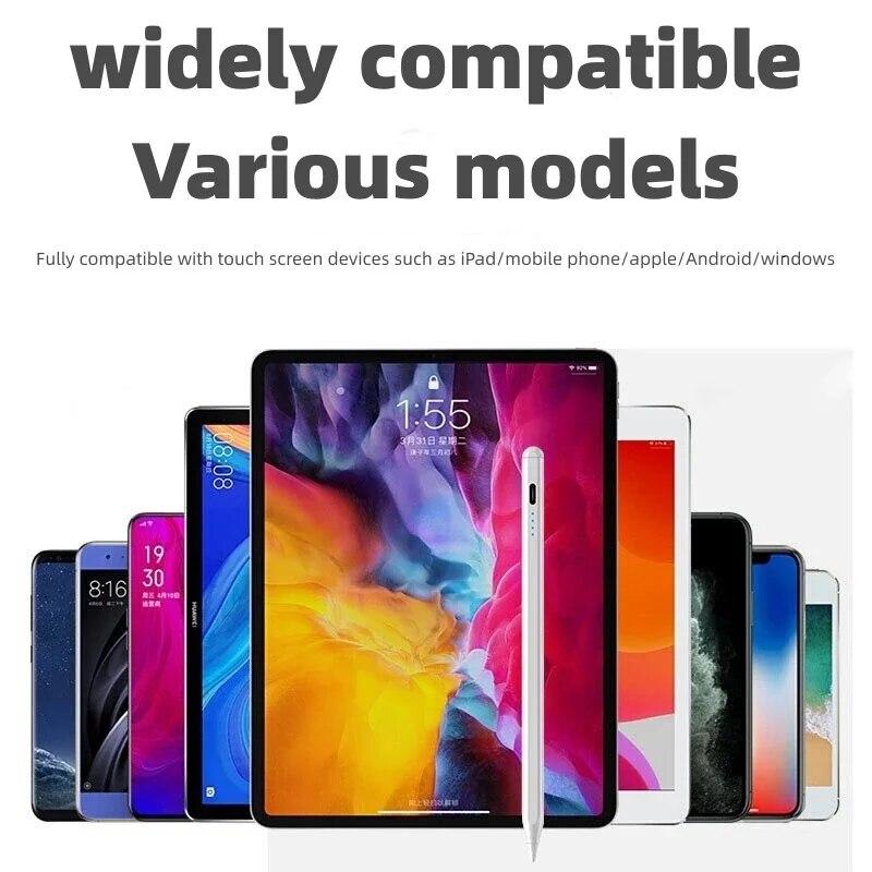 Универсальный стилус Active Touch Pen для iPad Pro 11 Pro 12,9 Air 5 Air 4 10,9 10th 10,9 Air 3 2 1 Pro 9,7 Mini 6 5 4 3 2 1 Pencil