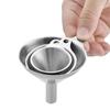Stainless Steel Funnel Three-Piece Set Mini Funnel Oil Spill Wine Spill Tool Multipurpose Funnel Bar Kitchen Supplies
