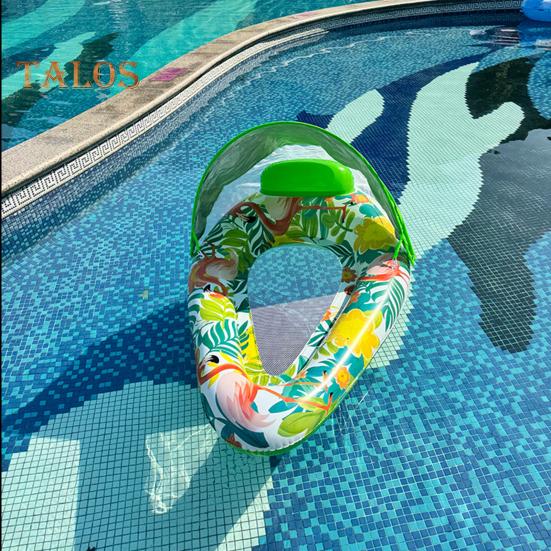 Плавающий бассейн с навесом, надувной шезлонг для взрослых, плавательный бассейн, водное кресло, шезлонг для летних пляжных вечеринок, водных развлечений