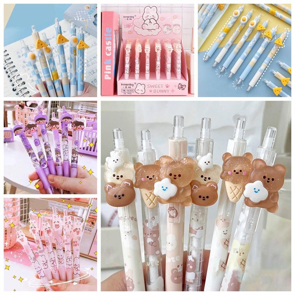 Нажимная ручка Автоматический карандаш Милый медведь Пишущие карандаши Офисные принадлежности Механический карандаш Детский подарок