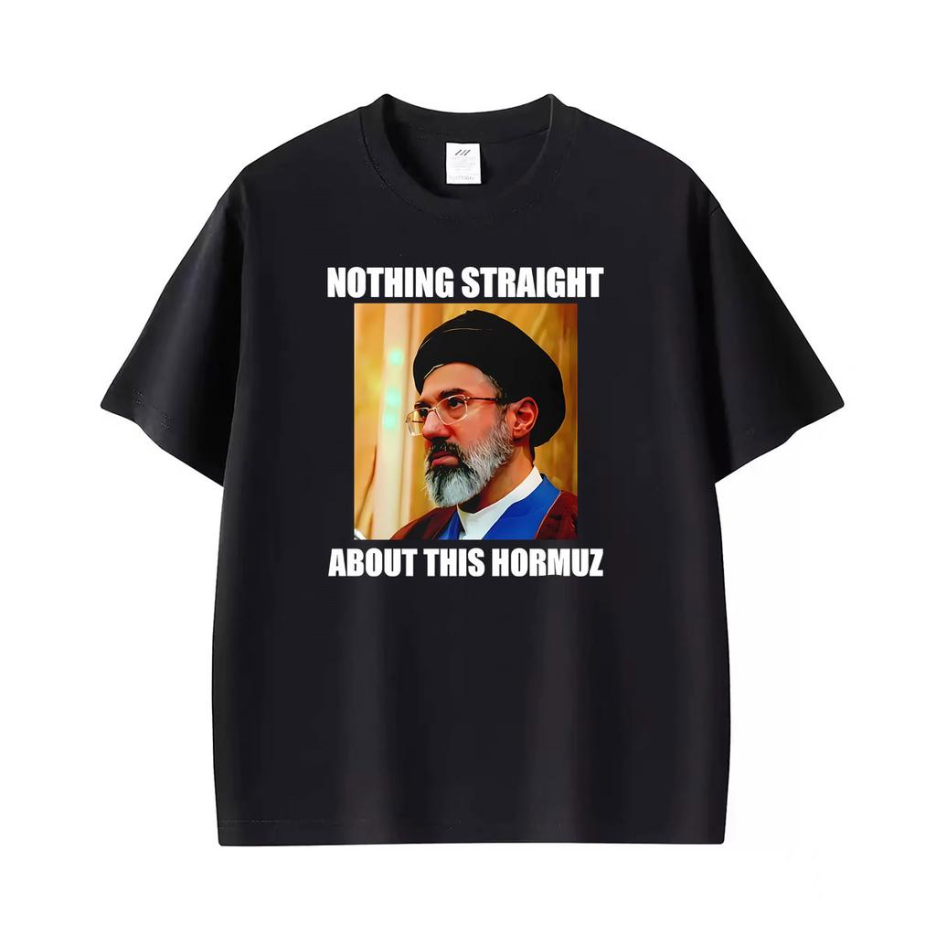 Mojtaba Khaunisexei Nothing Straight About This Hormuz Graphic T Shirts Unisex Unisex Casual Oversized T Shirt Retro Tshirt Streetwear