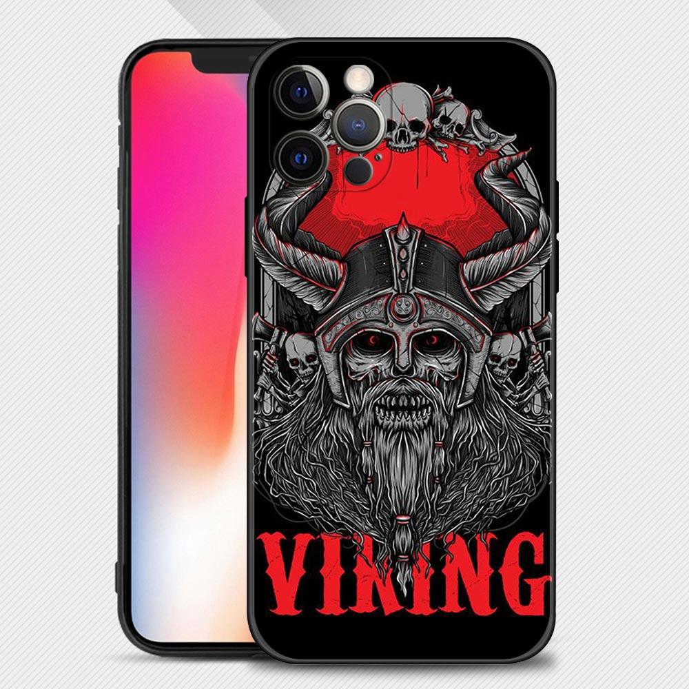 Чехол для телефона с логотипом Viking Vegvisir для iPhone 14 13 12 11 Pro Max XS Max XR X 7 8 Plus 12 Mini 6S, черный силиконовый чехол
