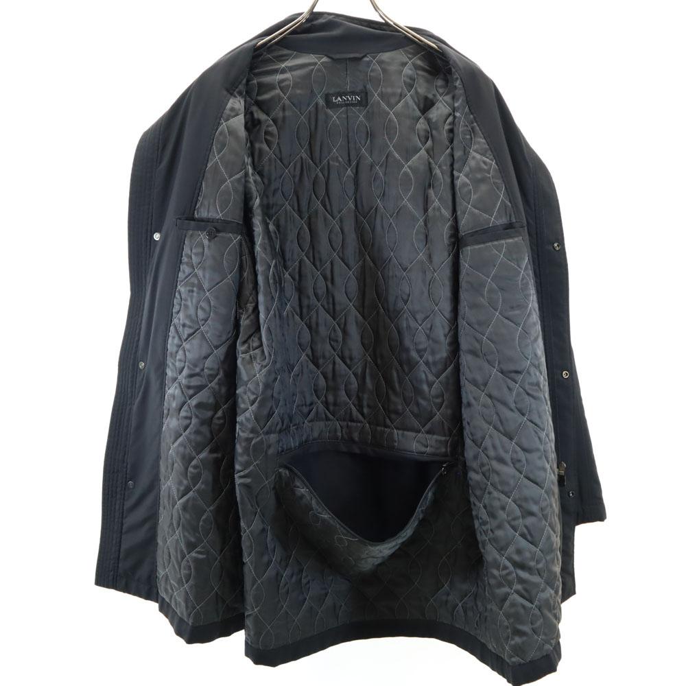 LANVIN LA COLLECTION сделано в Японии Пальто-воротник из нержавеющей стали Стеганая спина Мужское Б/у