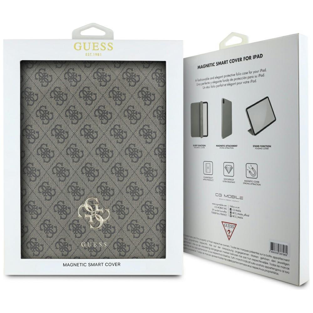 Guess GUFC13RM24PS4SGW iPad Air 13" M2 2024 / M3 2025 / M4 2026 brown/brown Magnetic 4G Big Logo