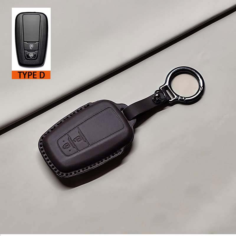 Чехол для ключа Toyota для Camry, Corolla, Avalon, RAV4 и Highlander - Сумка-оболочка для автомобильного ключа