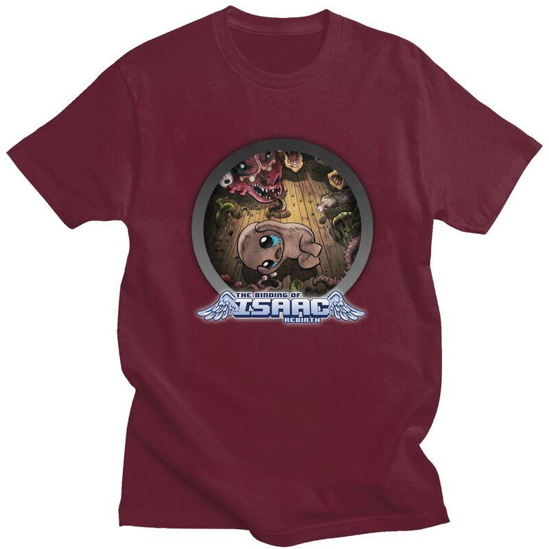 Custom The Binding Of Isaac Rebirth Tshirt for Unisex Short Sleeves T Shirt Fashion T-shirts 100% Cotton Tee Gift Idea