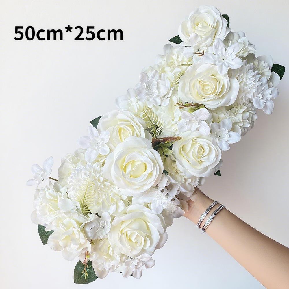 Handmade Rose Artificial Bouquets, Wedding Aisle/arch Silk Floral Rows, Faux Flower Walls Artificial Flower Arrangement