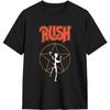 Футболка с коротким рукавом Rush Band Футболки для мужчин и женщин Рубашки для бега Тренировочная футболка