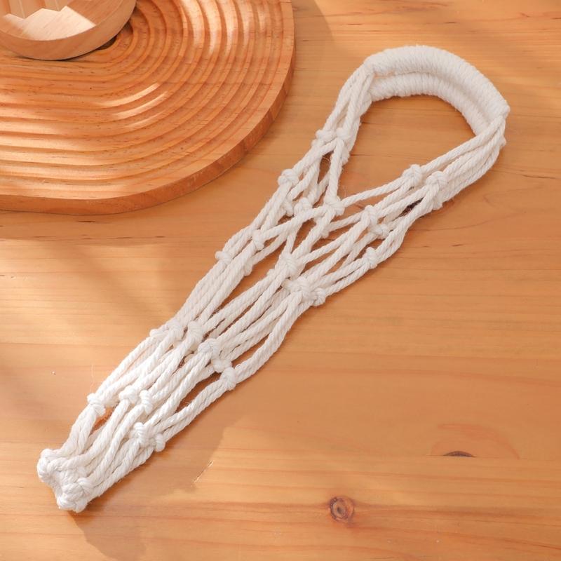 Hand-Woven Bottle Holder Cup Sleeve Handmade Drink Container Sleeve Suitable For Hiking Camping And School