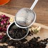 Stainless Steel Tea Strainer One Handed Operation Ball Shape Tea Filter Dual-Function Quick Sifting Flour Sifter for Baking Cakes And Spices