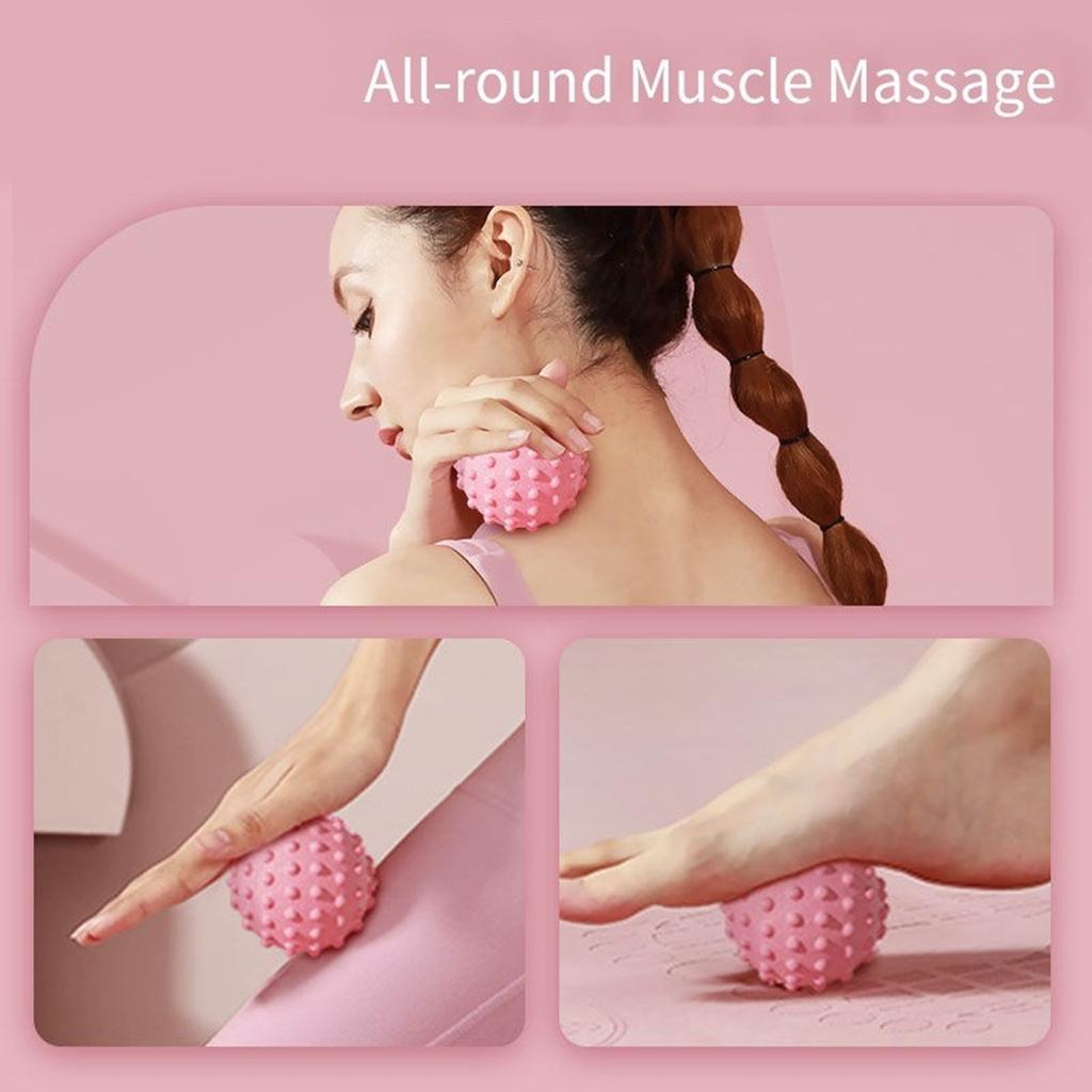 Массажный мяч TPR для ног и спины, массажер для талии, спины, восстановления мышц, инструмент для женщин и девушек