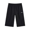 Fashionable Versatile Comfortable Soft Seven-Point Sports Casual Shorts Unisex Shorts Black AKQV067-1