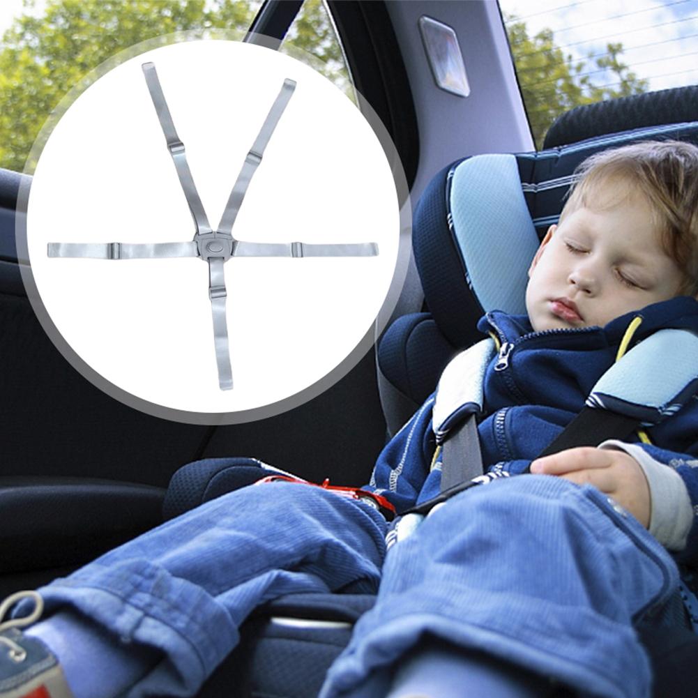 Children's Dining Chair Safety Belt 5 Point Baby Seat Security Belt Adjustable Baby Seat Belt for Child Seats High Chairs