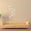 11 шт., акриловые зеркальные наклейки с птицами, 3D съемные наклейки на стены, украшение на стену для спальни, украшения для дома, настенная фреска