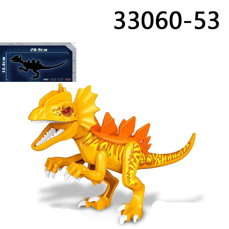 28 см Огромный Раптор Карнотавр Строительные блоки Динозавр Кирпичи Тираннозавр T-Rex Собрать Детские игрушки Детский подарок Рождественские подарки