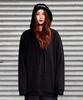 Sa Худи на молнии с двойным капюшоном Oversized_Черный